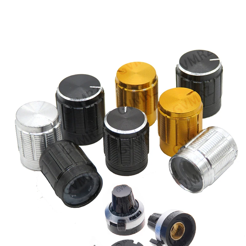 Aluminum alloy Resistor cover/ Resistor knob/ /Resistor handle inner hole 4MM scale piece//MF-A01/A02/A03/A04/A05