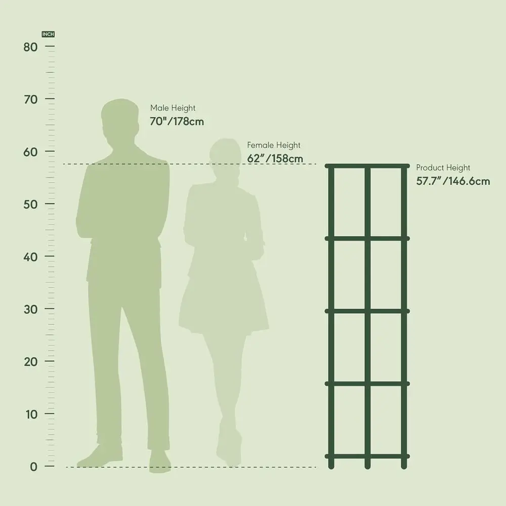 5-Tier Dark Cherry Corner Bookshelf - Open Storage for Home, Office, and Garage Organization