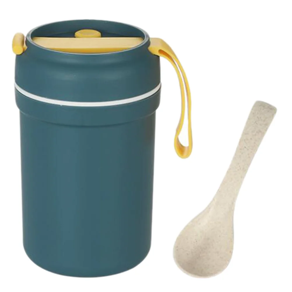 

Portable Soup Microwave Safe Insulated Breakfast Porridge Container No Leak Design Soup Cup Portable
