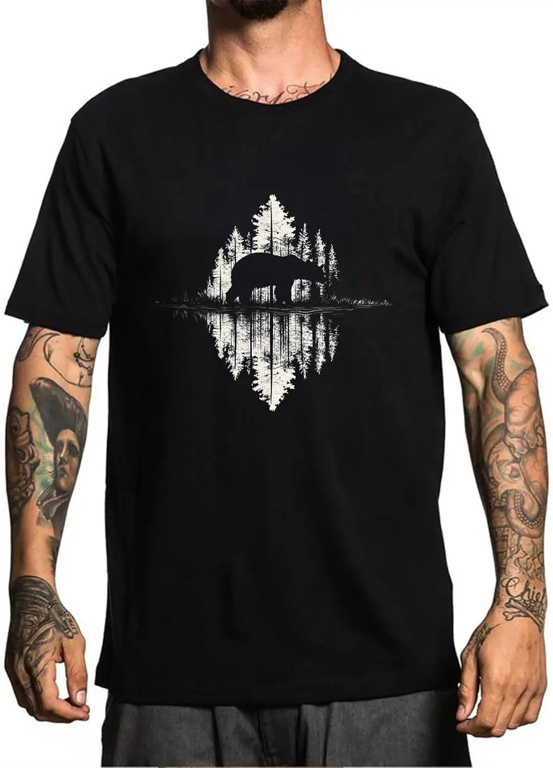 

T-Shirt for Men Casual Hip Hop Graphic Tshirts Short Sleeve Print Tops S-3XL