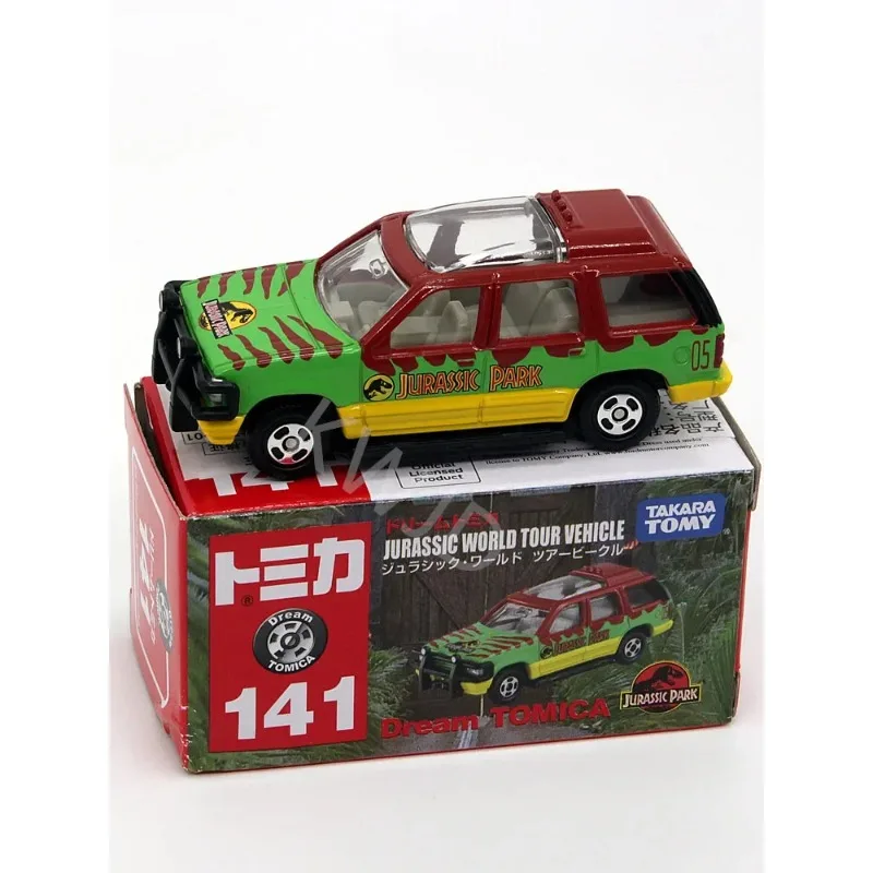 TAKARA TOMY TOMICA alloy toy car model Jurassic World Station Wagon Speed & Passion Hornet AE86, children's gift for boys