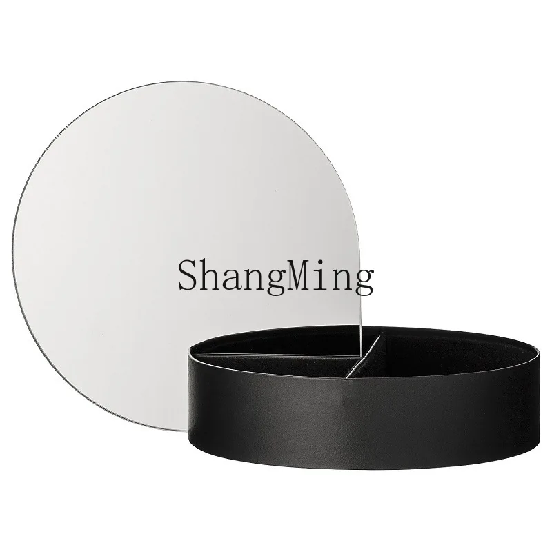 

DSA water drop mirror jewelry box light luxury storage box model room cloakroom dresser ornament