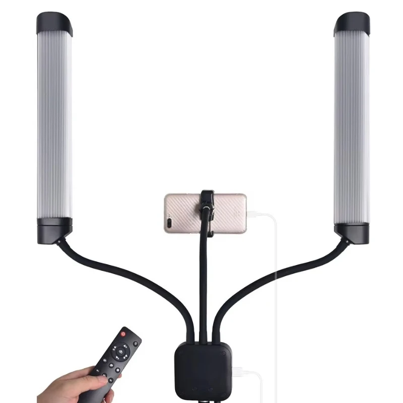 Led Video Light Beauty Equipment Double Arm Light Led Ring Light