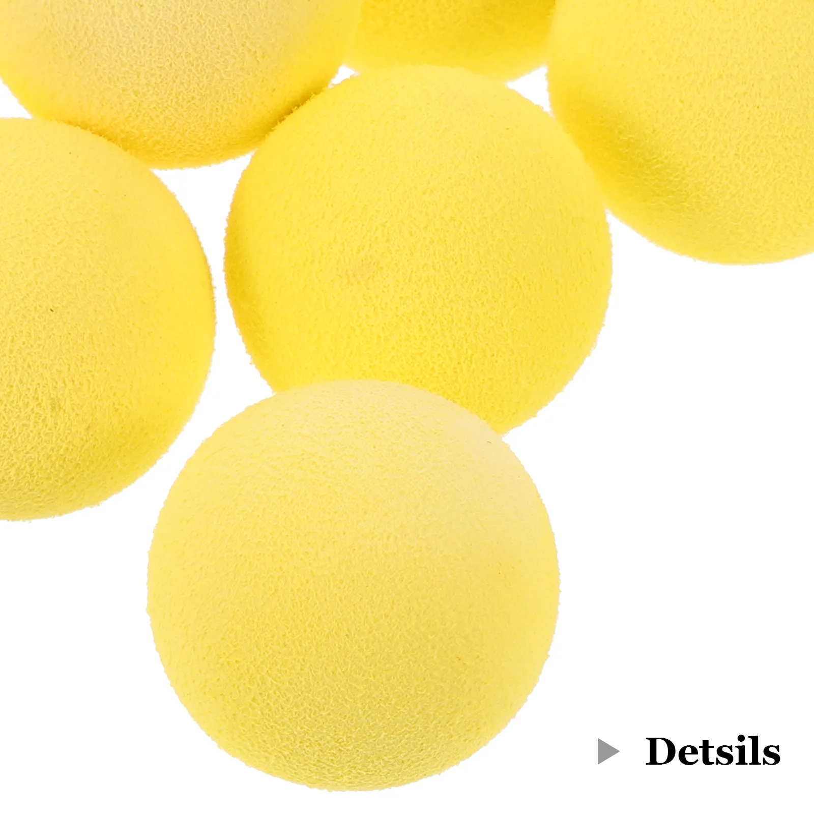 100 szt. Miękkie kulki piankowe 3 cm Lekkie kulki Eva do łatek, karnewalowych gier klasowych, zamienne pociski