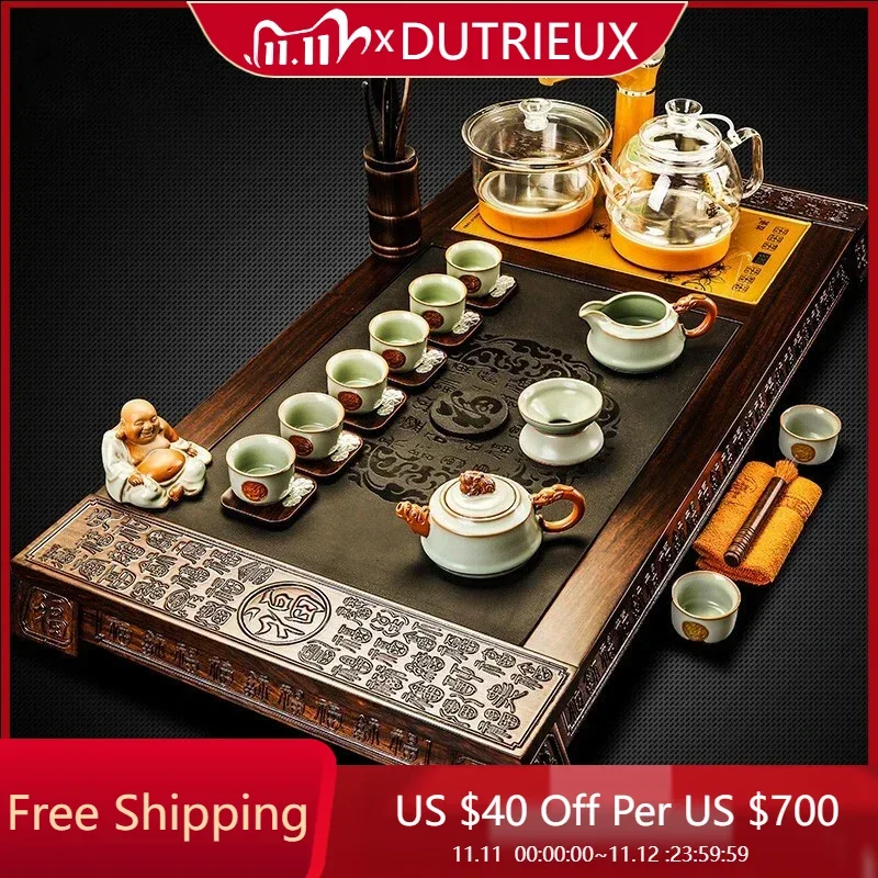 

Infuser Kung Fu Tea Set Coffeeware Cup Pot Afternoon Miniature Samovar Porcelain Ceramic Tea Set Travel Te Matcha Kit Te Matcha