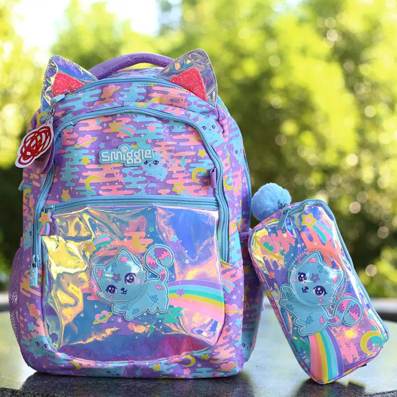 Australian Tutoring Bag Smiggle Backpack For Elementary School Students, Girl Cartoon Backpack For Children To Reduce Burden