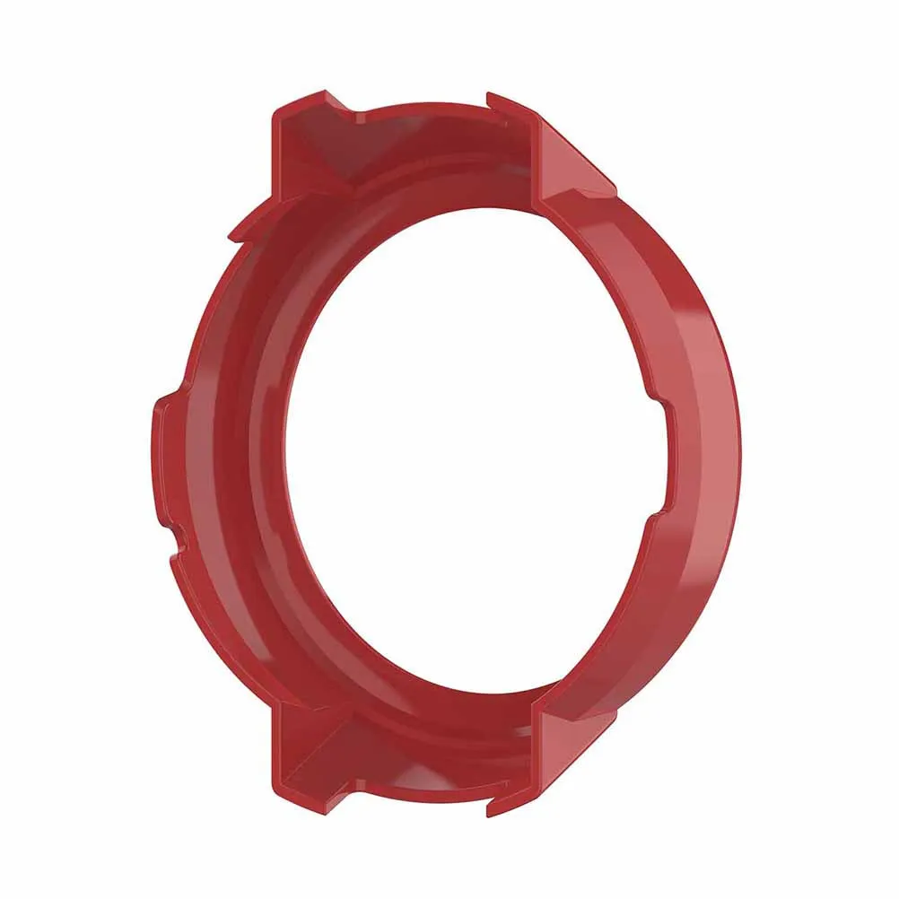 

Smartwatch Protective Case Compatible Verge A1801 Red Pc Shell Durable Scratch Protection Cover Lightweight Watch Protector