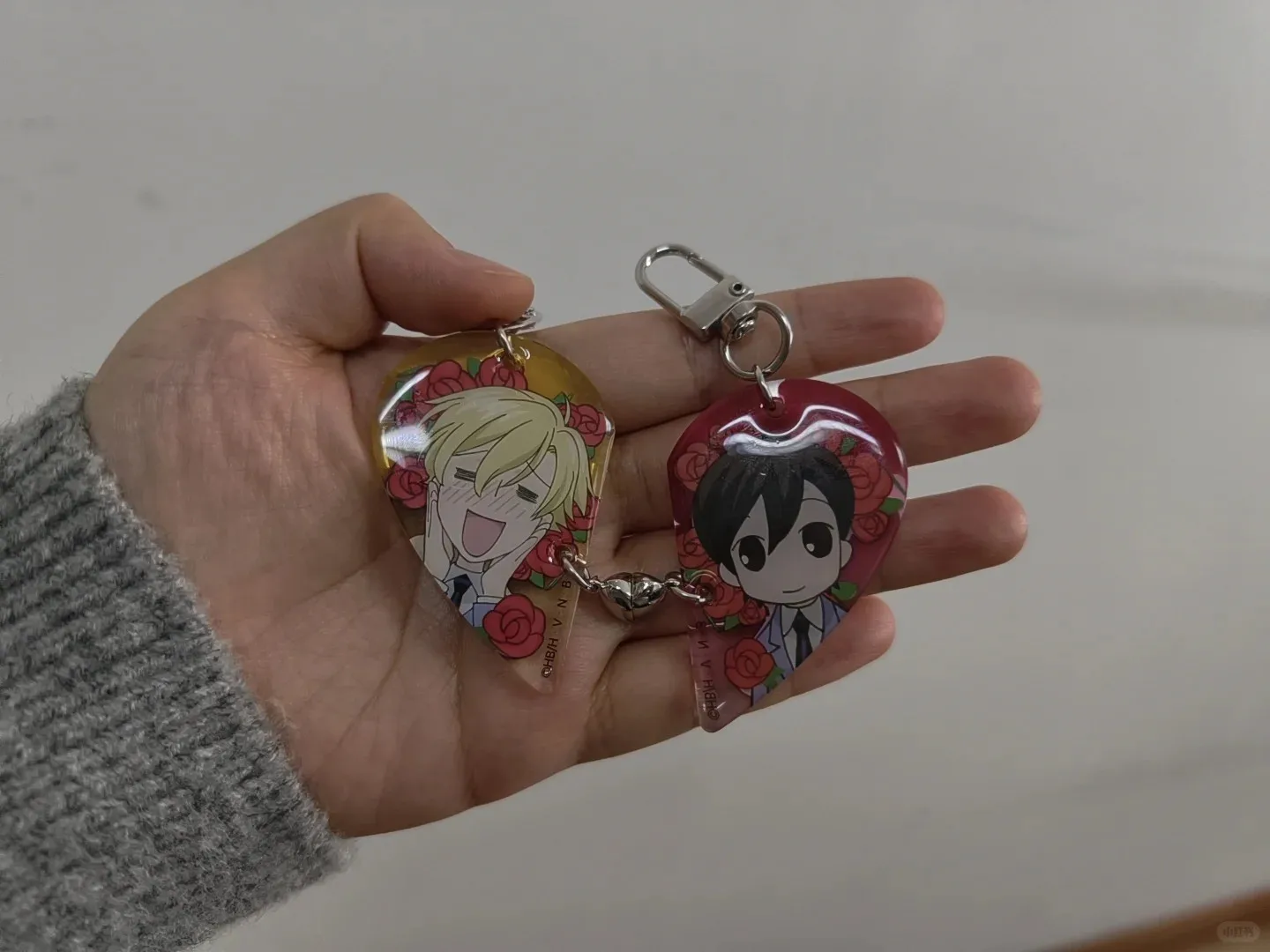 LLavero de Anime para mujer Oran High School Host Club llavero acrílico hombre Haruhi Fujioka colgante ornamento accesorios regalo para Amiga