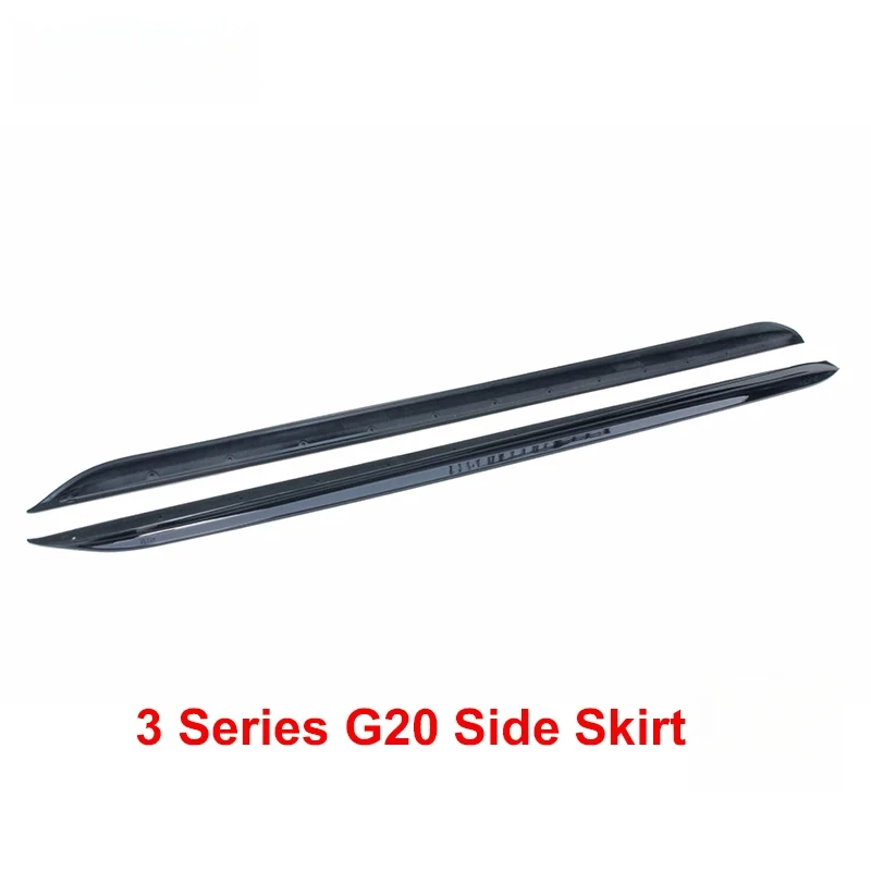 2PCS For BMW 3 Series G20 G28 Side Skirt Bumper Spoiler Diffuser Car Modification Accessories 2020-2023