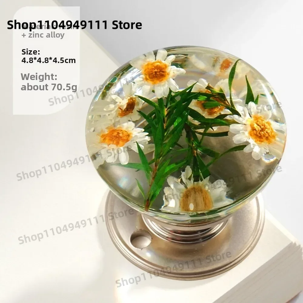 

Creative Flower Patterns Cabinet Handle Practical Heavy-Duty Door Handle Drawer Handle Home Decoration