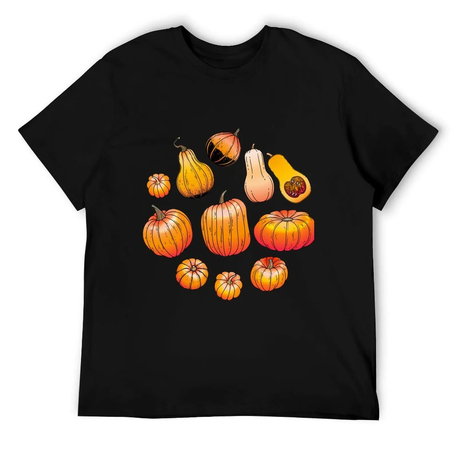 

Graphic collection of pumpkins T-Shirt t shirts for man graphic vintage anime t shirts oversize T-Shirt