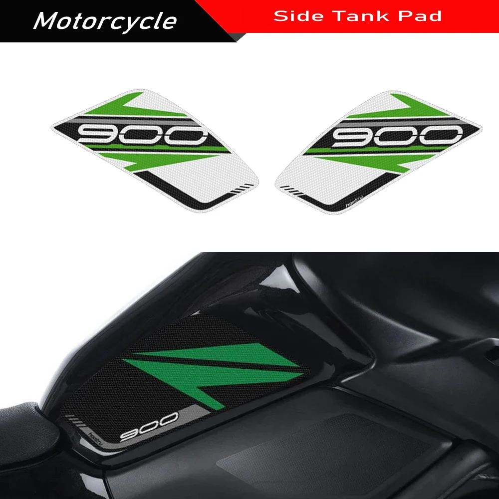 

Наклейка на бак для мотоцикла Kawasaki Z900 2017-2022, защита боковой поверхности бака, противоскользящие накладки для коленей