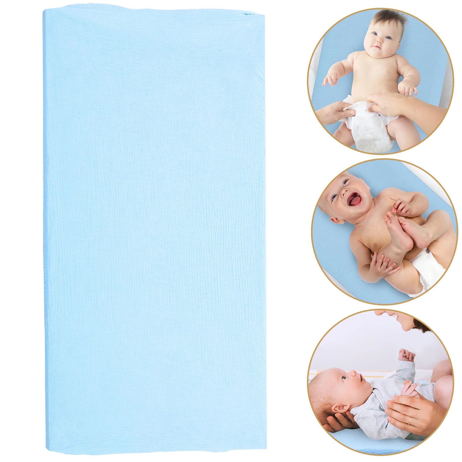 

Changing Cover for Table Baby Pad Mat Crib Mattress Bassinet Cradle Bed Cotton Infant Chaise