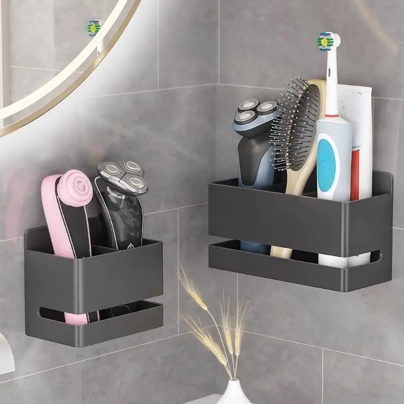 Hair Care & Styling Tool Organizers Bathroom Hanging Storage Rack Hair Comb Stand Electric Toothbrush Holder Enduring 