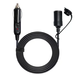 Cable de extensión de encendedor de cigarros de 12V, enchufe macho a hembra, Cable de extensión de alta resistencia, Compatible con compresor de aire, vacío de coche