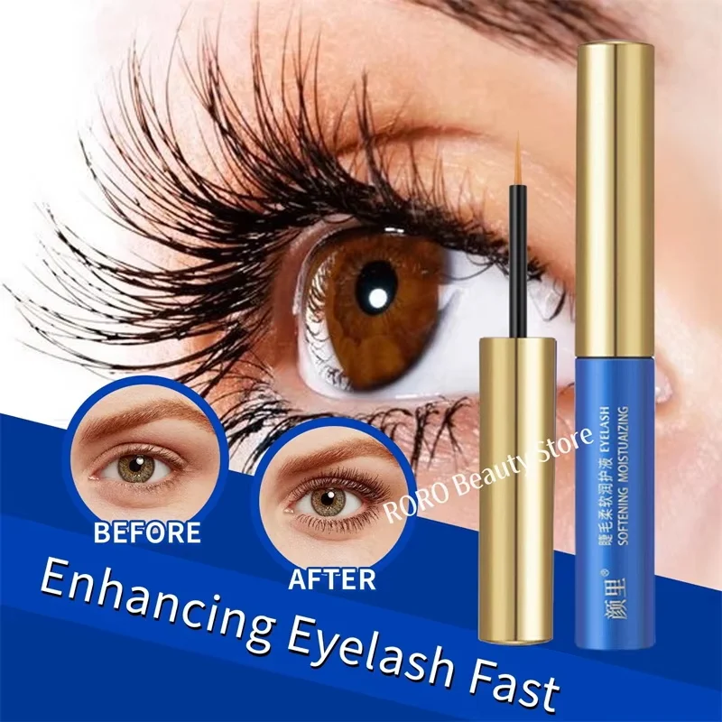 Fast Eyelash Growth Serum 7 Days Natural Eyelash Enhancer Longer Fuller Thicker Curling Lash Treatment Eye Care Korean Makeup