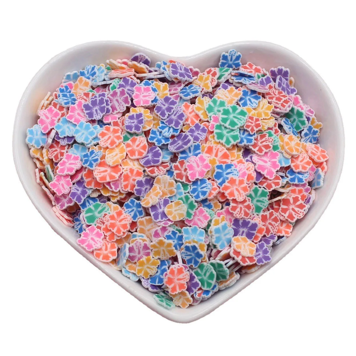 

100 г/лот 5 мм Красочные ломтики полимерной глины Morning Glory для рукоделия декоративные аксессуары для наполнения