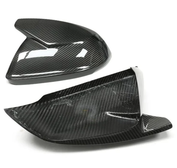 Stick On/Replacement Real Carbon Fiber RearView Side Mirror Cover W/WO Side Assist For Lamborghini URUS For Audi Q8 RS Q8 18-22