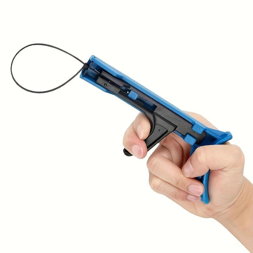 1pcs Cable Tie Gun For Nylon Cable Tie Width 2.4-4.8mm Tg-100 Automatic Tensioning Fastening Cutting Special Pliers Hand Tool