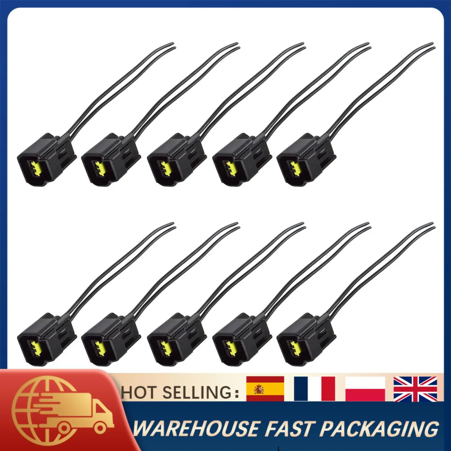 

Разъем катушки зажигания, жгут проводов с косичкой для Ford 4,6 5,4 6,8 V10 F-150 Mustang Triton MSD 8242 8243 8244 модульных двигателей