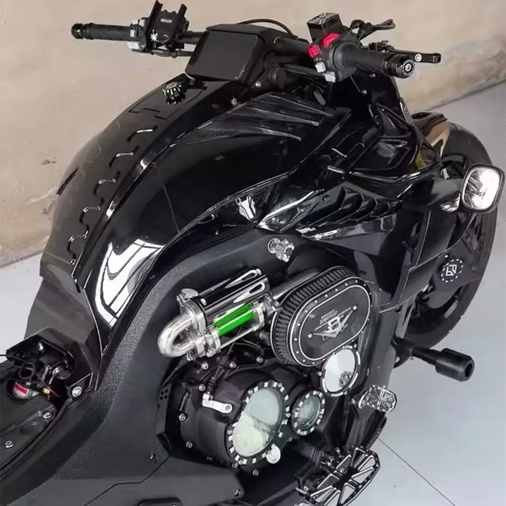 【Precise Fit】Modified Fuel Tank Instrument Cover for BENDA LFC 700, Heightened Design, Non-destructive Install