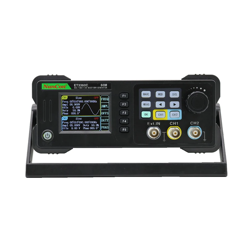 ET3320C ET3340C ET3360C Two-Channel Function  Arbitrary Waveform Generator 20Mhz 40Mhz 60Mhz Frequency Meter Signal Source