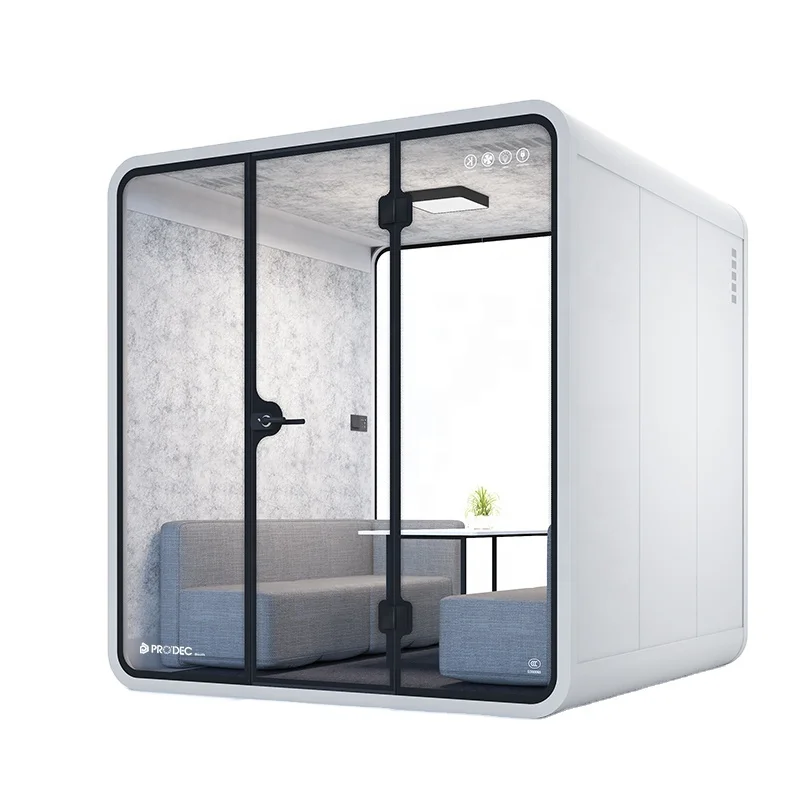 4 Person Office Phone Booth Meeting Room Quite Pod