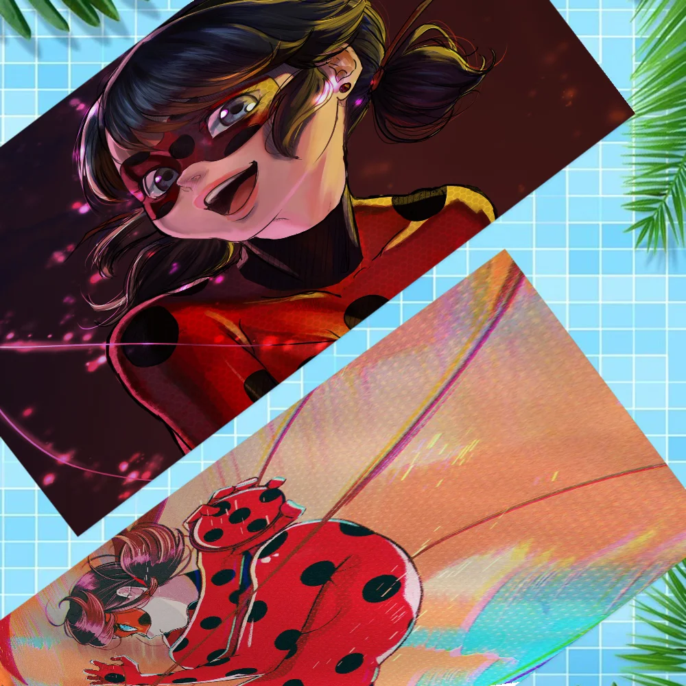 Miraculous Ladybug Big Microfiber Beach Towels Quick Dry Towel Sand Beach Towels Pool Towel For Travel Swim Pool Yoga