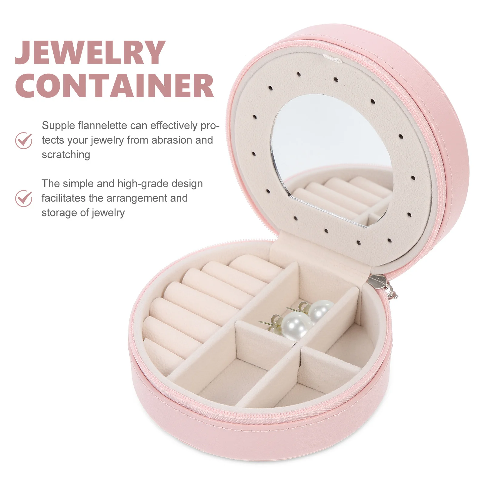 

Multi-Layer Jewelry Storage Box Elegant Organizer Case for Necklace Ring Earrings Travel Jewelry Case Ring Storage Box
