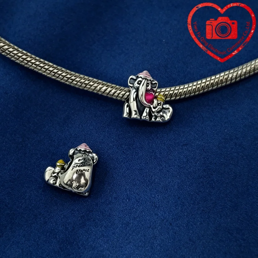 Heißer Verkauf: Feine Charm-Perlen in Form von Spinne, Hase, Kuh, Maus, Schwein, Hund, Bär, Elefanten, passend für Original 925 Silberarmbänder, DIY-Schmuckgeschenke