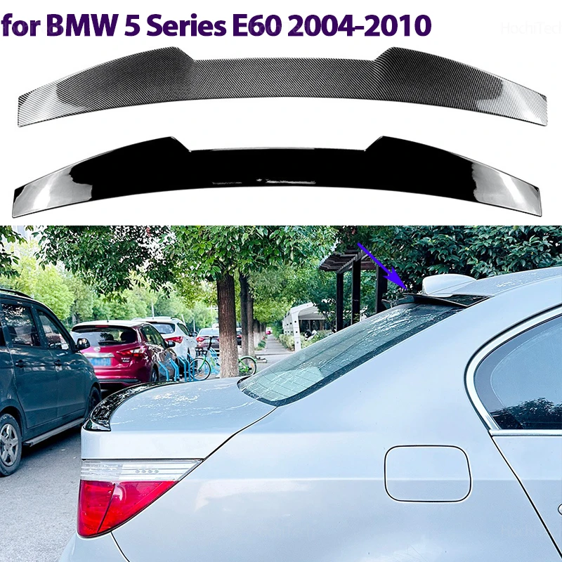 

Для BMW 5 серии E60 седан/седан 2004-2010 хвостовое крыло автомобиля фиксированный ветровой спойлер заднее крыло модифицированные декоративные детали