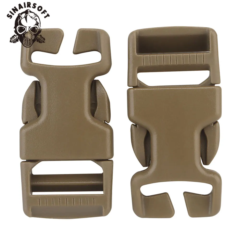 2pcs SRB Side Release Buckle Quick Attach Surface Mount Tactical Chest Rig Gear MOLLE PALS Webbing Hunting Vest Accessories