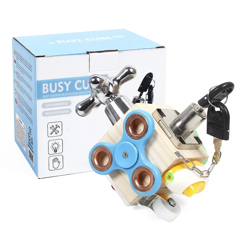 لعبة Eonal Montori Busy Board للأطفال Unloing nce Early Eon Tool اللعب التفاعلي Blo #1