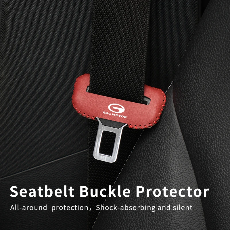 

Car Seatbelt Buckle Protector High-quality Leather Cover For Trumpchi GS3 GS4 GS5 GS8 GA3 GA4 GA5 GA6 GA8 GM6 GM8 M8 M6