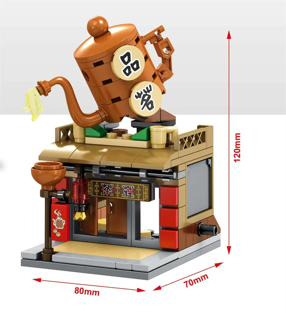 SEMBO Blocks Mini Store DIY Building Bricks MOC Street Brand Shop 3D House Model Educational Girl Toys Present Fun Boy Gifts