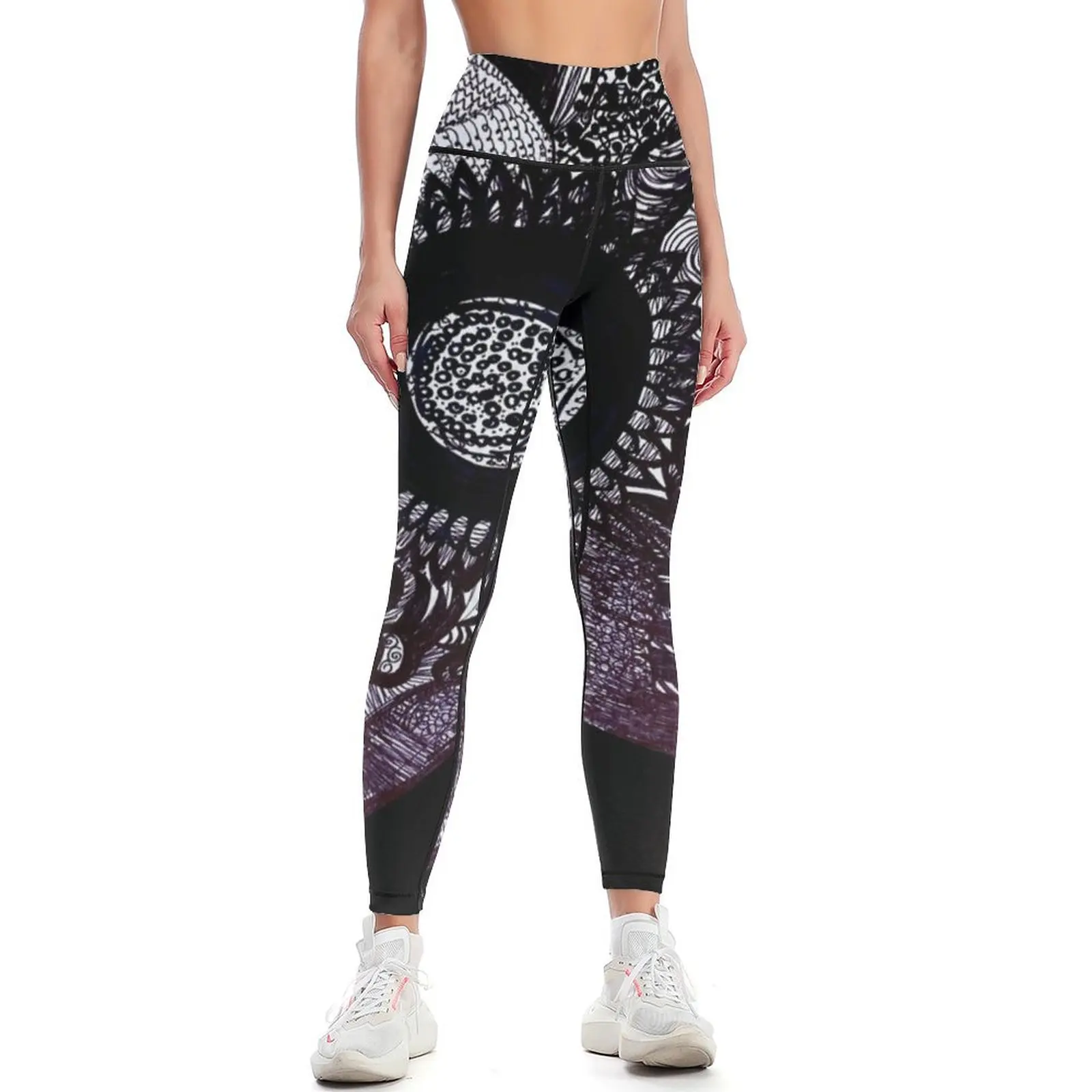 

AdHd flower Leggings workout clothes for sportswear gym for fitness active wear Womens Leggings