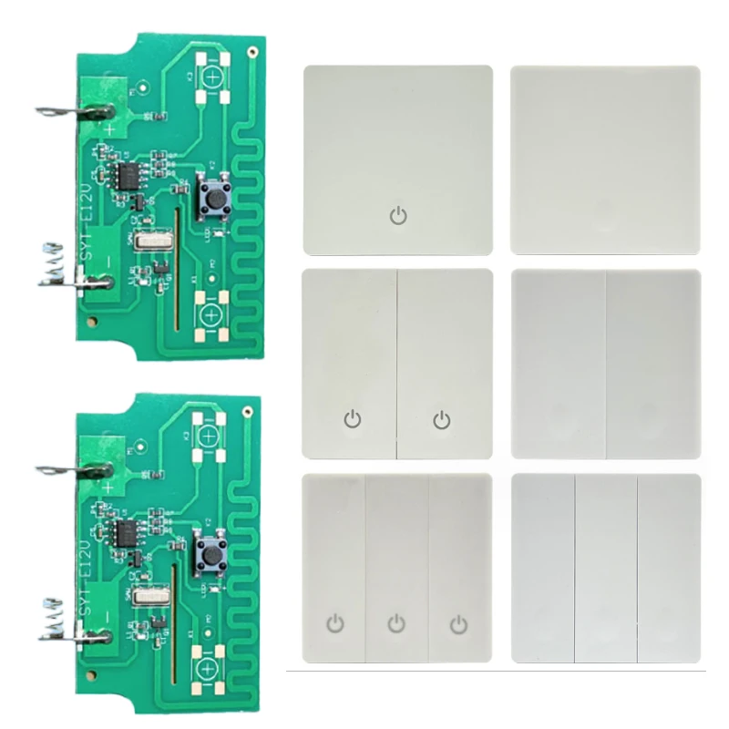 Factory OEM/ODM control board PCBA is suitable for 433/315MHZ wireless remote control switch RF remote control emission