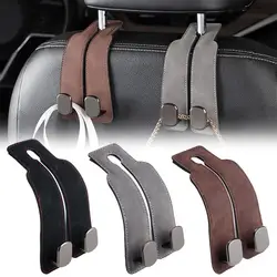 Universal Car Seat Hook Stowing Tidying Phone Holder Suede Hanging Hooks Car Interior Accessories For Tesla Kia BMW Audi 2024