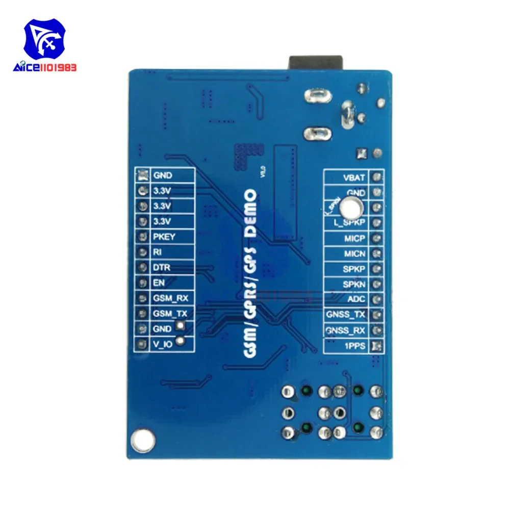 diymore A7 GSM GPRS GPS Module 3 in 1 Quad Band Support Voice SMS w/ Dual IPEX Antenna for Arduino STM32 51 Microcontroller MCU