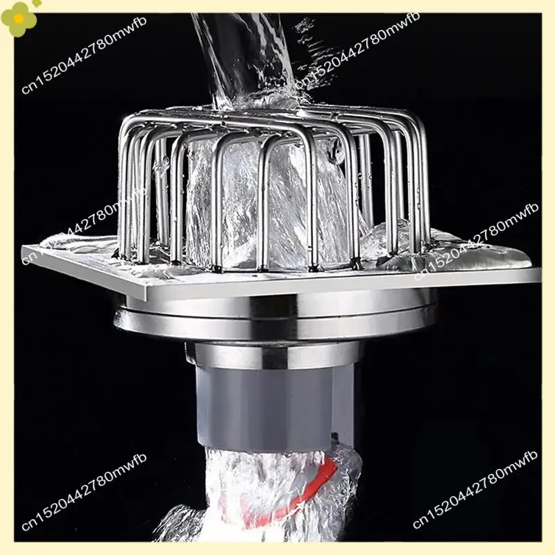 

LDHL сливная крышка для пола, сетчатый фильтр из нержавеющей стали, антиблокирующая крышка канализационного фильтра для ванной комнаты, балкона, в помещении