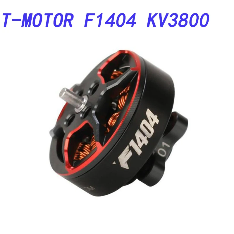 T-MOTOR F1404 KV3800 T-Motor's F1404 Brushless motors are compatible from 2.5 "to 4" for ultralight builds