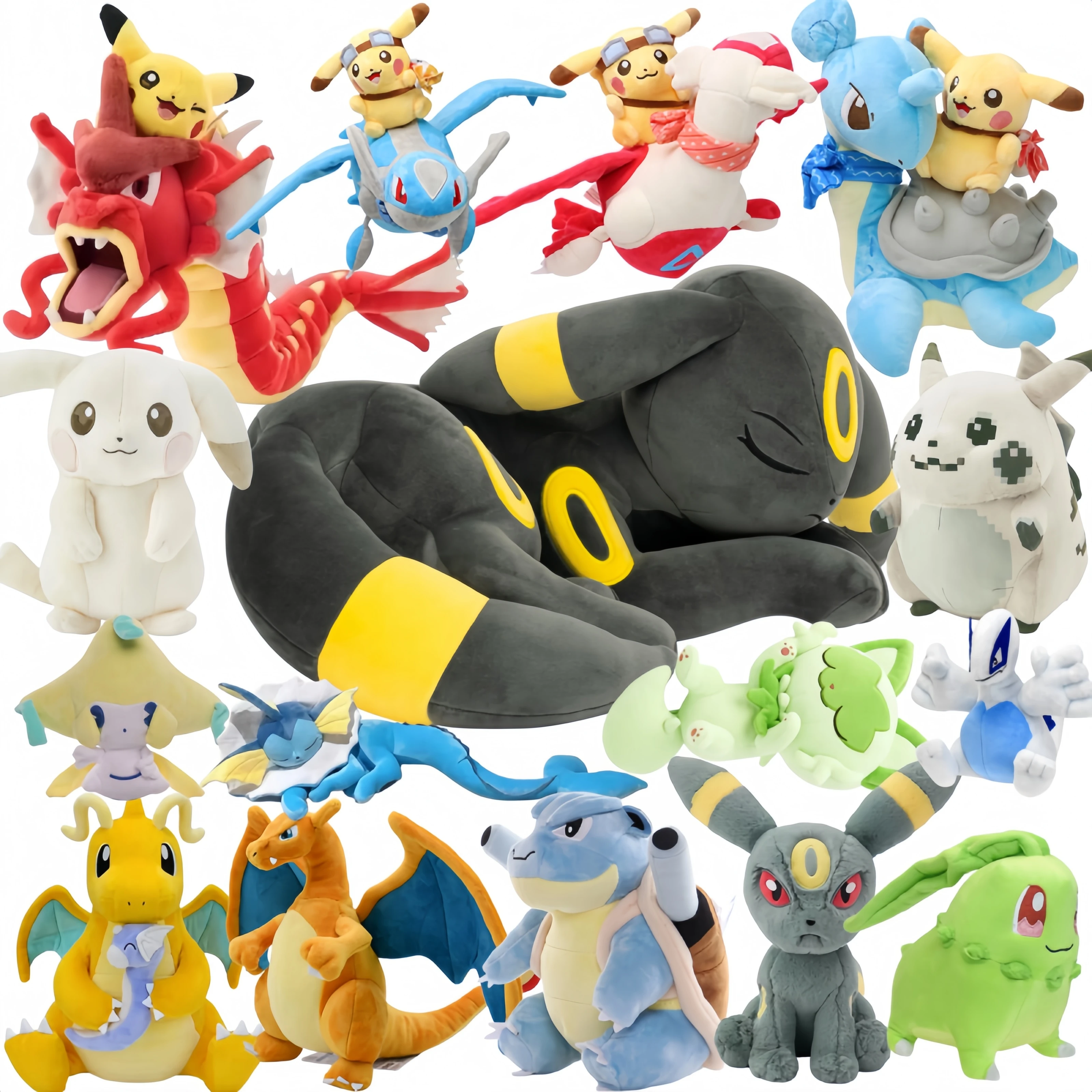 pelucia-umbreon-squirtle-bulbasaur-charmander-cyndaquil-morpeko-espurr-piplup-brinquedos-de-pelucia-colecao-de-hobbies-presentes-de-natal