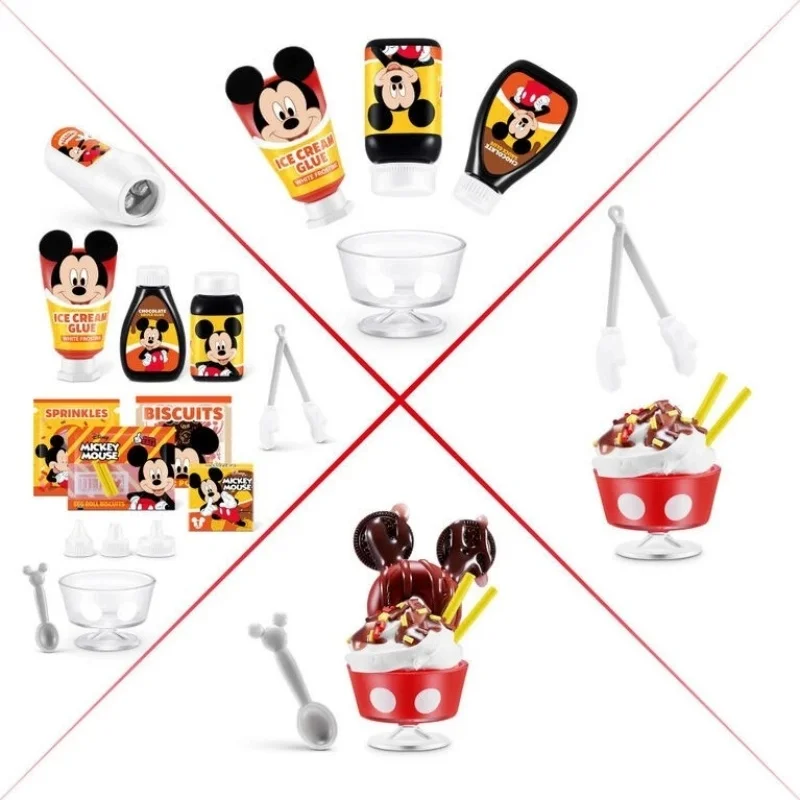 ZURU Mini Brands Create Disney Snacks Series Blind Box Capsule Miniature DIY Food Model Collectible Surprise Unbox Toy Ornament