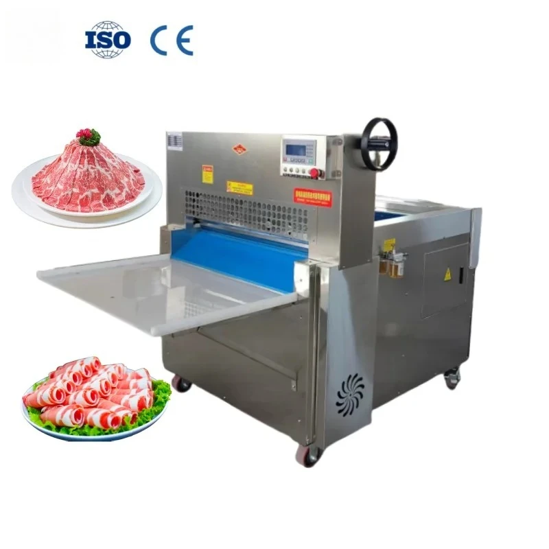 

Commercial Fish Fillet Cutter Meat Slicer Machine Beef Meat Slice Machine Lamb Roll Meat Cutting Machine For Food Shop