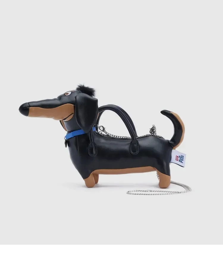 

A Cartoon Dachshund Dog Shape Handbag Women Purses Shoulder Bag Girls Crossbody Bag Designer Ladies Mini Clutch Bag