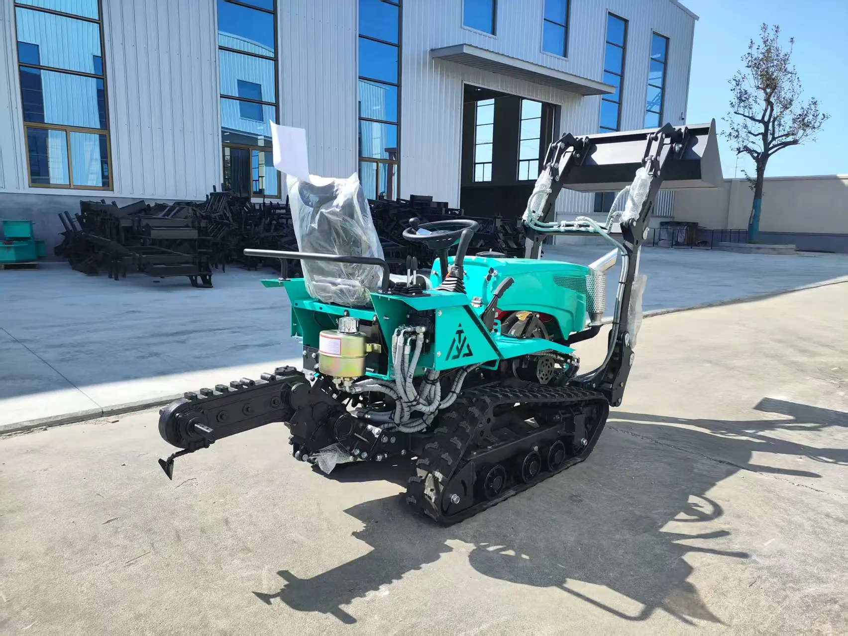 Hot Sale New Style Crawler Tractor, Modern Diesel Agricultural Cultivation Machinery, Free Shipping