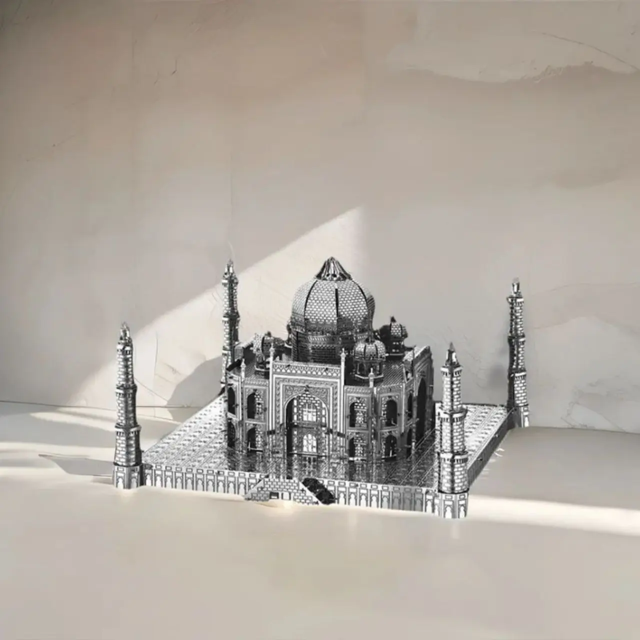 3D Metal Puzzle Architecture Building Model Kit DIY Assemble Jigsaw Toys For Adults Home Decor Gifts
