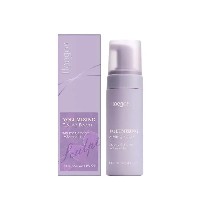 Styling Mousse Nourishing Care Lightweight Foam Shiny Volumizing Formula For Effortless Hairstyling In Minutes