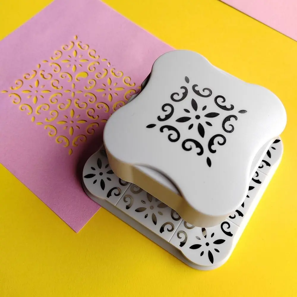 Magnetic Paper Hole Punch Punching Machine Handmade Embossing Device Labor-Saving DIY Decoration Paper Cutter Card Making