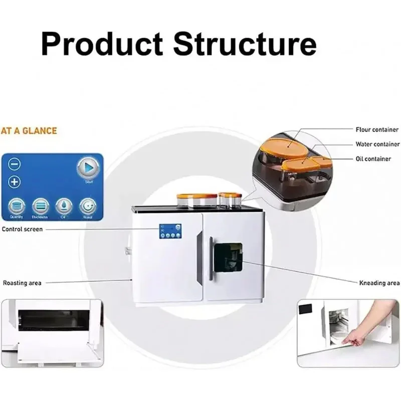 India Commercial Bread Making Machine Fully Automatic For Home Roti Maker Rotimatic